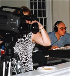 Ceil Mastrorilli and Ward Bennett valiantly capture the event. 