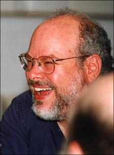 Dan Reiner steeped in amusement.