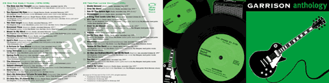 Garrison Anthology CD booklet graphics.