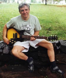 John Doerschuk still looks great with a Gibson Melody Maker!