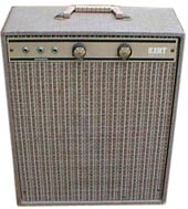My first-ever guitar amp, an 8-watt Kent, purchased around the same time as my first guitar.