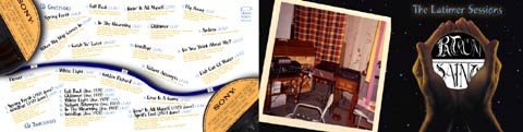 The Patron Saints' Latimer Sessions CD songs and cover panel.