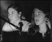 Lynn and Jackie singing in 1971.