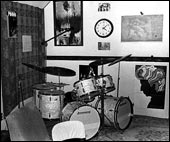 Our studio, 'The Bunker,' where The Patron Saints recorded in 1973.