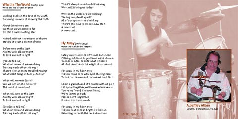 The Patron Saints' Time And Place CD 16-page booklet
