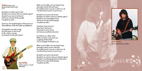 The Patron Saints' Time And Place CD 16-page booklet